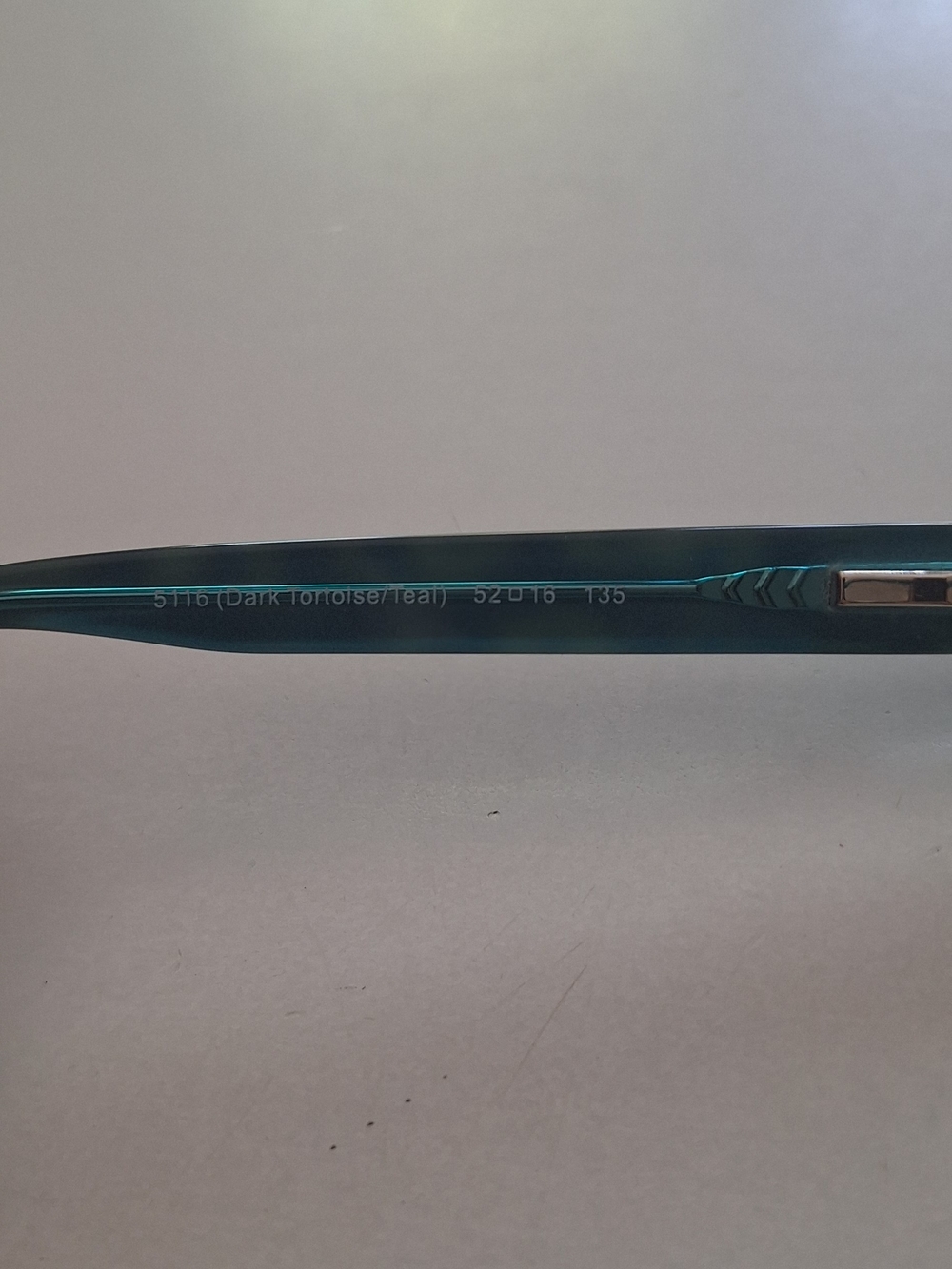Coach Teal and Dark Green Rectangular Eyeglass Frames - Picture 6 of 8